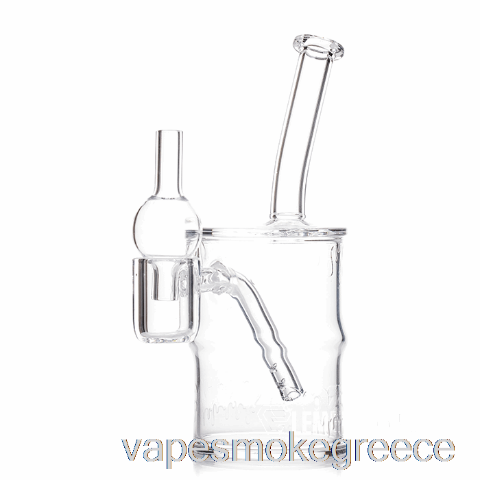 Vape Greece Ooze Toxic Barrel Mini Dab Rig Clear
